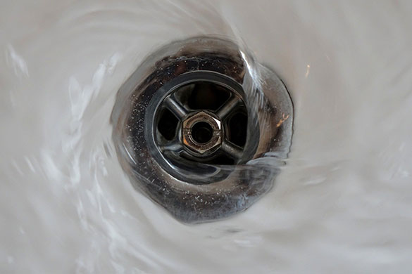 frozen bathroom sink drain pipe